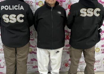 Detienen a presunto delincuente en Iztacalco