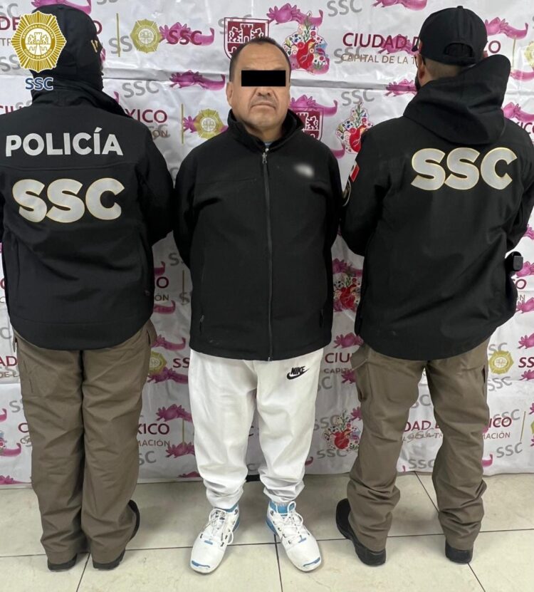 Detienen a presunto delincuente en Iztacalco