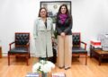 Se reunieron en San Lázaro la presidenta del INE, Guadalupe Taddei, y la presidenta de la Cámara, Kenia López