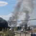 Controlan incendio de pastizal y basura en límites de Nezahualcóyotl y Chimalhuacán