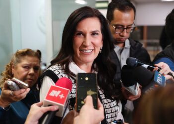 Kenia López Rabadán condenó la violencia contra legisladores de MC y advirtió que la inseguridad afecta a toda la sociedad.