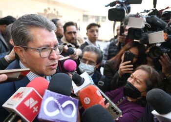 Ricardo Monreal, líder de los diputados de Morena.