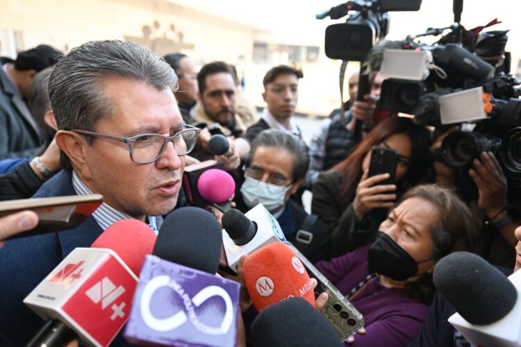 Ricardo Monreal, líder de los diputados de Morena.