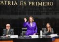 La presidenta del Senado, Laura Itzel Castillo Juárez afirma que la reforma electoral es un tema fundamental.