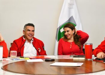 Dirigente nacional del PRI, Alejandro Moreno Cárdenas