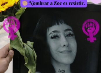 Familiares de Zoe Salgado protestan frente al Reclusorio Oriente para exigir justicia por su feminicidio.