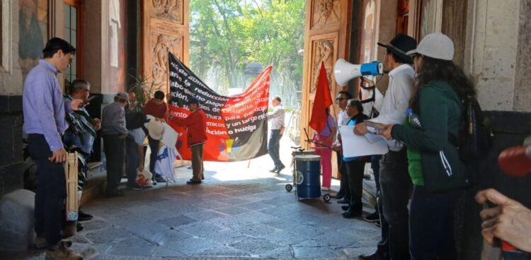 Profesores del Sindicato de Trabajadores Académicos de la Universidad Autónoma Chapingo
