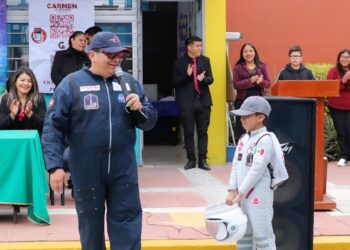 Acercan ciencia y tecnología a la niñez con experiencias espaciales en Nezahualcóyotl