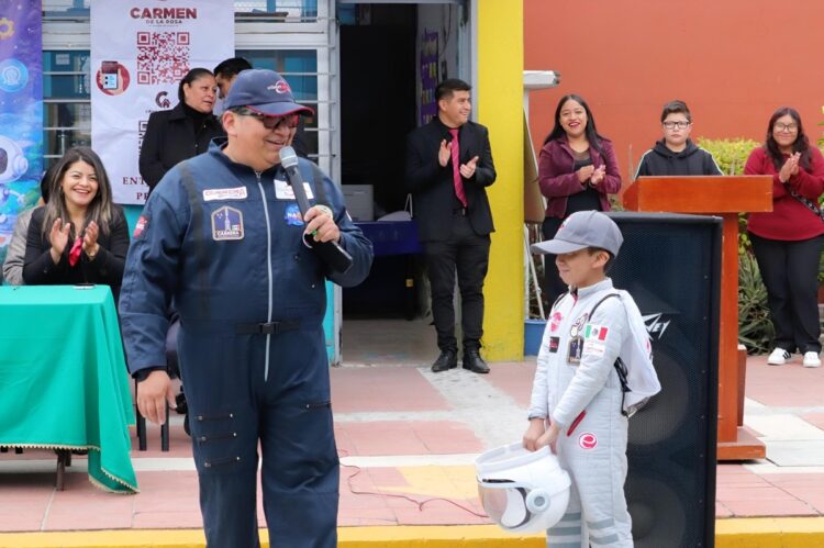 Acercan ciencia y tecnología a la niñez con experiencias espaciales en Nezahualcóyotl