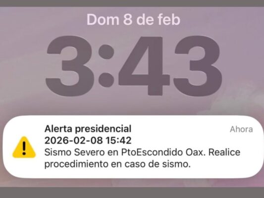 Suena alerta sísmica | AMEXI/FOTO: RRSS