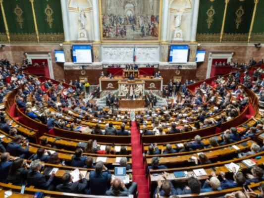 Sede de la Asamblea Nacional de Francia. 