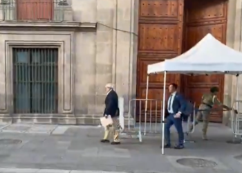 Oootra vez Morena, PT y PVEM en Palacio Nacional por reforma electoral