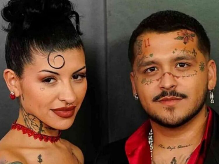 Christian Nodal y Cazzu reaccionan al tema “Rosita”. | AMEXI/FOTO: RRSS