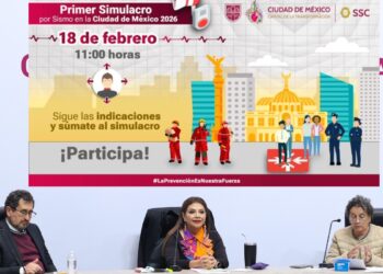 Brugada pide a ciudadanía participar en Primer Simulacro Metropolitano el 18 de febrero