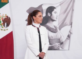 Estatregia de seguridad Claudia Sheinbaum, conferencia del 24 de febrero de 2026. AMEXI Foto Presidencia