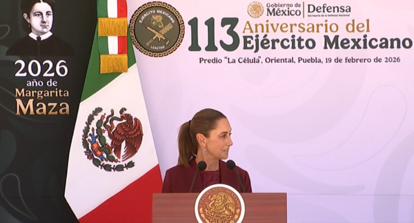 La Presidenta recordó que el Ejército Mexicano tiene un origen profundamente ligado a la voluntad popular.