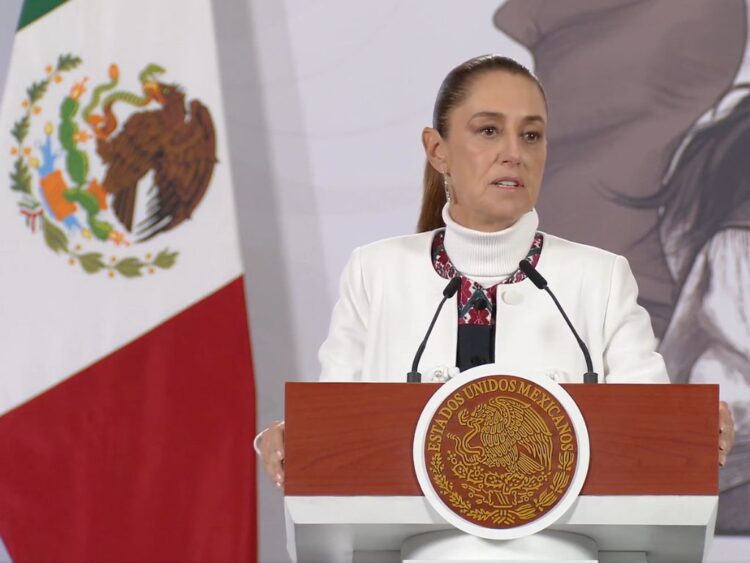 La presidenta Claudia Sheinbaum asegura que la muerte de "El Mencho" no evitará que se realice el Mundial de Futbol en Guadalajara. AMEXI/Foto: Captura de Video