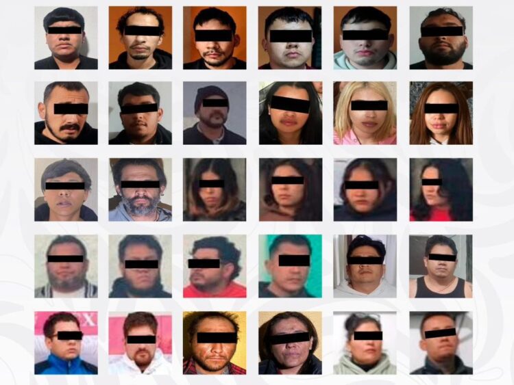 Detienen en Querétaro a 30 integrantes de célula criminal