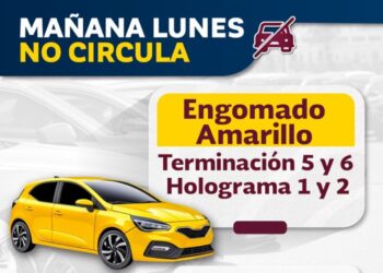 ¿Sabes si tu auto circula este lunes 23 de febrero en el Valle de México?
