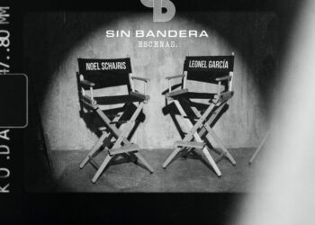 Leonel García y Noel Schajris, integrantes de Sin Bandera, durante la promoción de su álbum Escenas, grabado en Nashville.