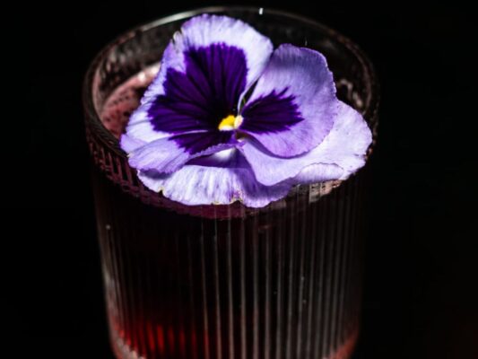 Interior de la nueva mezcalería Finca Robles en el Centro Histórico, con botellas de mezcal ancestral y obra gráfica contemporánea.