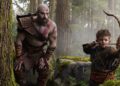 Ryan Hurst caracterizado como Kratos y Callum Vinson como Atreus en la primera imagen oficial de la serie God of War producida por Prime Video.