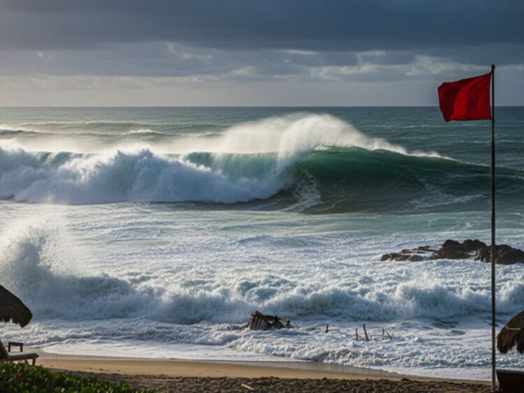 Alerta por mar de fondo en costas de Michoacán y Guerrero
