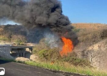 El percance se reportó en las inmediaciones del paraje "Loma Larga" del municipio de Barrio de la Soledad.