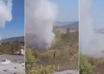 Explosión en taller de pirotecnia clandestino en Oaxaca deja cuatro heridos