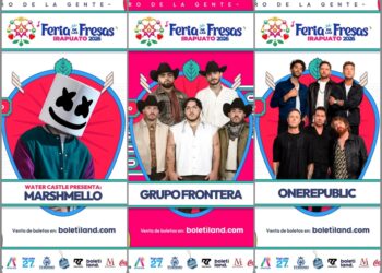 One Republic, Marshmello y Grupo Frontera, confirmados para la Feria de las Fresas Irapuato