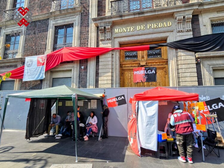 Huelga en el Monte de Piedad
