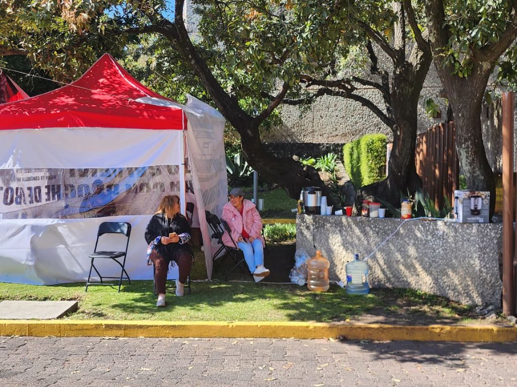 Huelga en el Sutcolmex. AMEXI Foto Florentino López