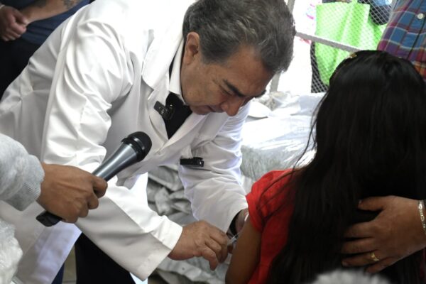 El titular de Salud estatal, Justino Joaquín Espidio Camarillo