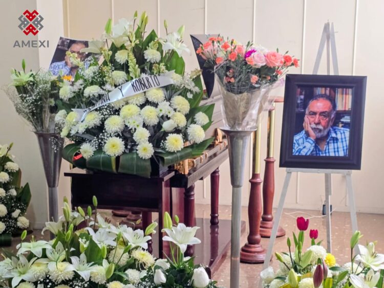 Último adiós al periodista Jorge Meléndez.