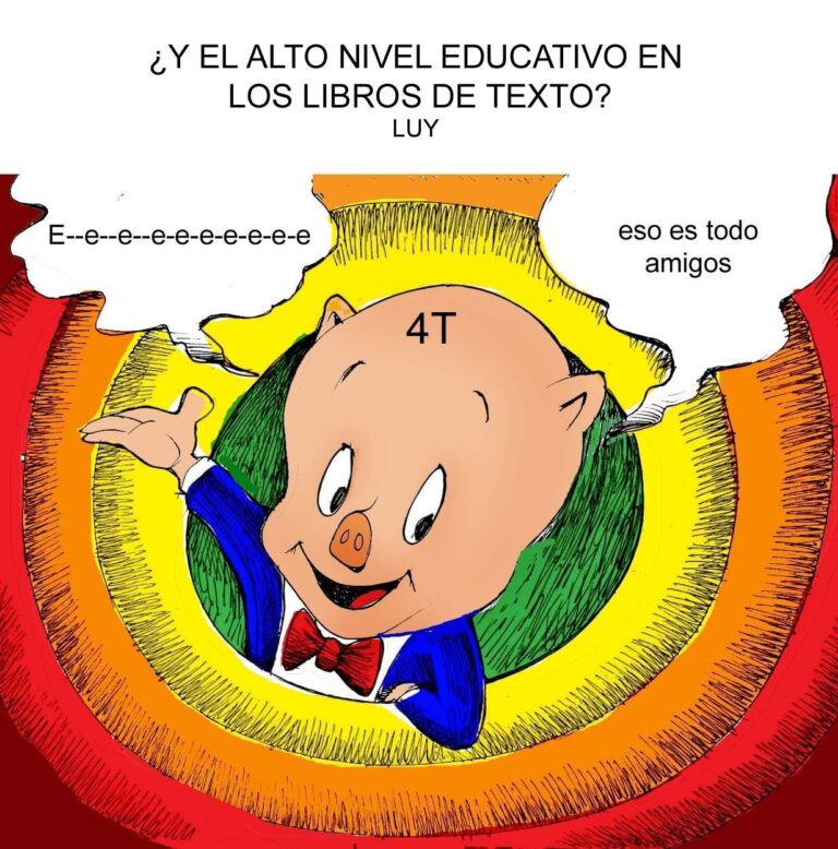 Cartón de Luy: Nivel educativo adiós