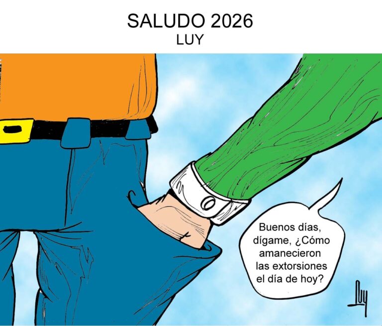 Cartón de Luy: Saludo 2026
