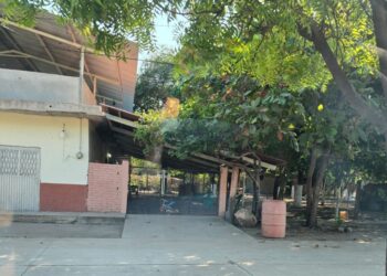 La casa donde nació Nemesio Oseguera, en la comunidad de Naranjo de Chila, del municipio de Aguililla, en Michoacán.