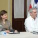 La impostergable revolución educativa.Luis Abinader, presidente de República Dominicana, y la vicepresidenta Raquel Peña. AMEXI Foto X Raquel Peña