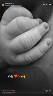 Michelle Renaud y Matías Novoa anuncian la llegada de su segundo bebé con tierna foto. | AMEXI/FOTO: IG @matlechat