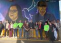 El mural, en Tijuana, en memoria de Lourdes Maldonado y Margarito Martínez