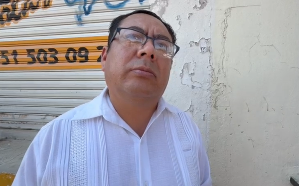 Omar López Sánchez, líder de la sección 35 del Sindicato Nacional de Trabajadores de la Secretaría de Salud