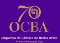 La Orquesta de Cámara de Bellas Artes iniciará su temporada 2026 con concierto barroco. | AMEXI/FOTO: IG @ocba_mx