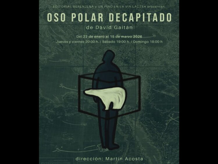 Verónica Bravo actúa y produce la obra de teatro Oso Polar Decapitado
