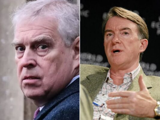 Pete Mandelson fue detenido por la policía cuatro días después del interrogatorio al expríncipe británico Andrés Mountbatten-Windsor