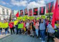 Protestan en calles trabajadores SETSUV