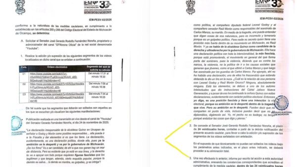 El IEM determinó estas medidas tras analizar las expresiones emitidas por Fernández Noroña.