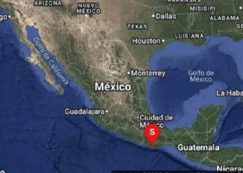 Sismológico Nacional reporta sismo de magnitud 5.7 en Puerto Escondido, Oaxaca AMEXI/FOTO: @SismologicoMX