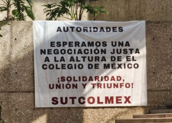 aumento salatrial. Sutcolmex. Huelga estallada el 2 de febrero. AMEXI Foto Florentino López