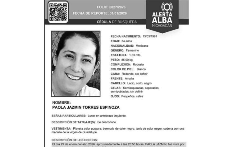 Paola Jazmín T., de 34 años.