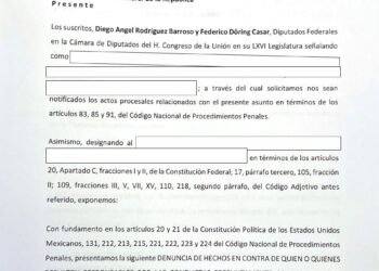 PAN presenta denuncia ante FGR por libro de Scherer